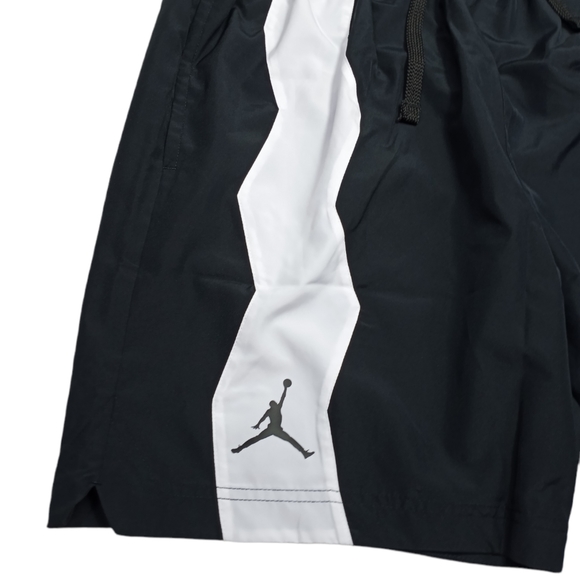 Nike Air Jordan Men's Zion Woven Basketball Shorts Black White DH9713-010 - Picture 3 of 5